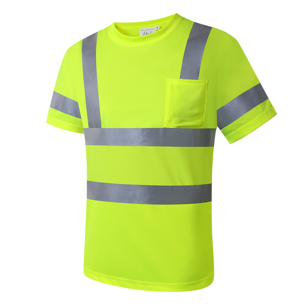 Summer Hi Vis Clothing - قمصان عالية الوضوح سلامة قصيرة الأكمام