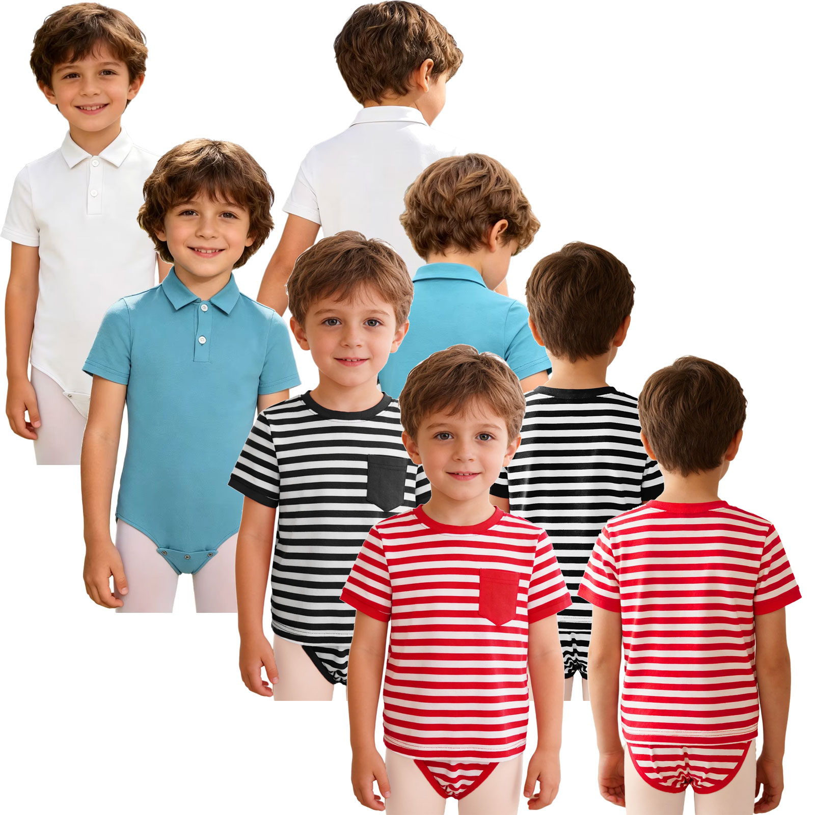 Summer Clothing Boys - ملابس داخلية للأطفال ذوي الاحتياجات الخاصة،