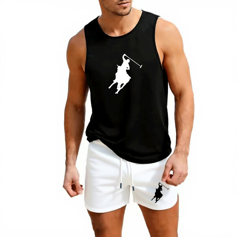 Summer Clothing Sets - طقم صيفي أوروبي للرجال مكون من