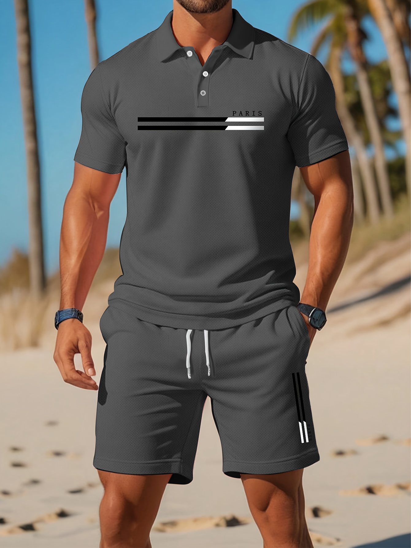 Summer Clothing Shops - طقم بولو رجالي صيفي 2026 -