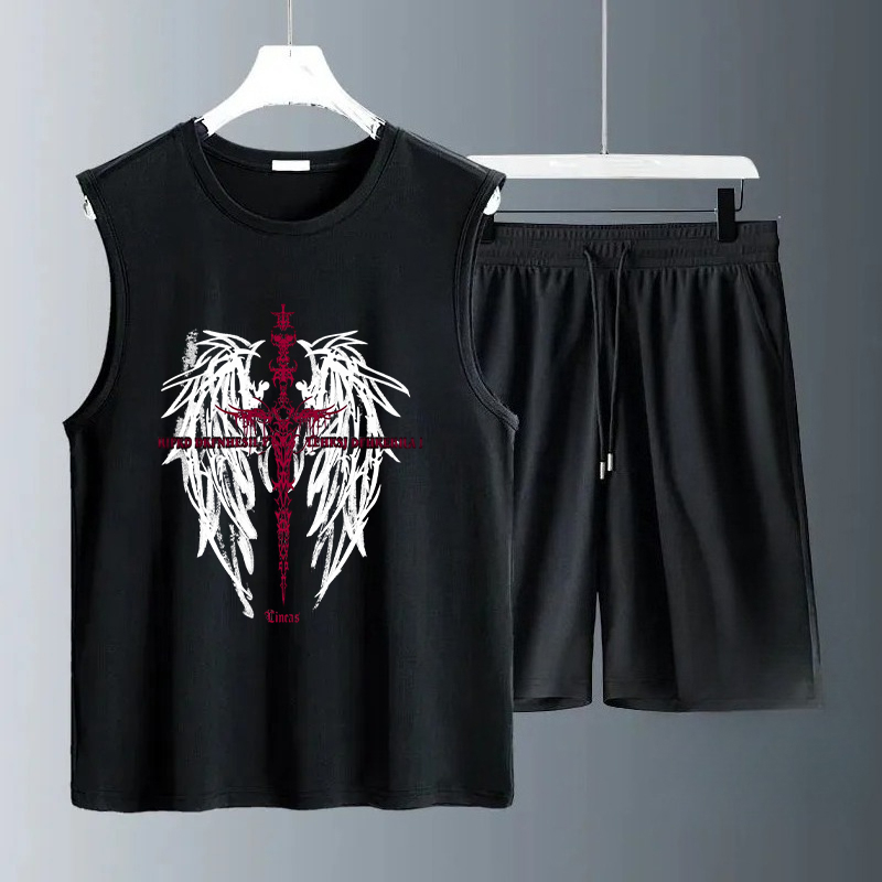 Summer Clothing Sets - مجموعات قمصان بدون أكمام للرجال صيف