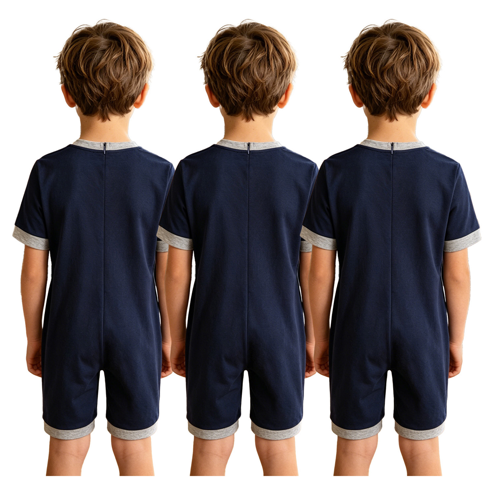 Summer Clothing Boys - 3 قطع رومبرز للأطفال (بنين وبنات)