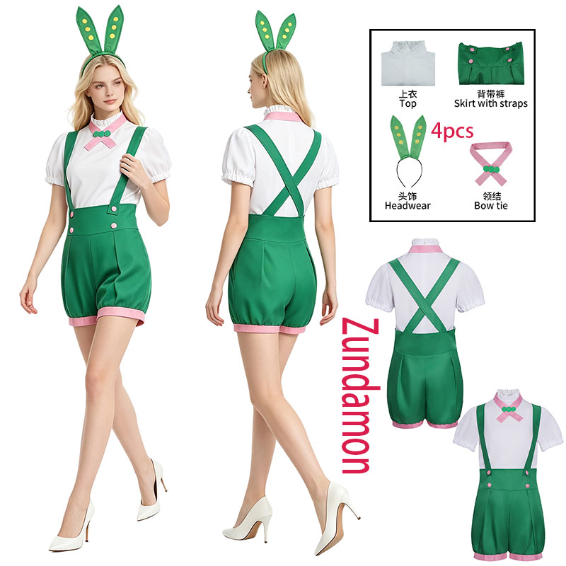Romper Playsuit Women - زي كوسبلاي أنمي زوندامون من WHH،