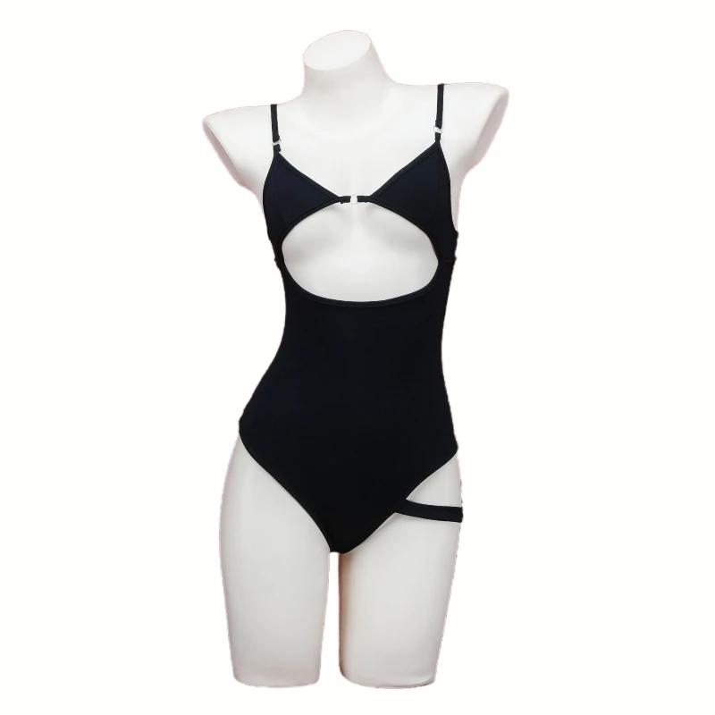 بدلة أنمي قوطية بدون أكمام بتص - مراجعة Romper Playsuit Women وسعره