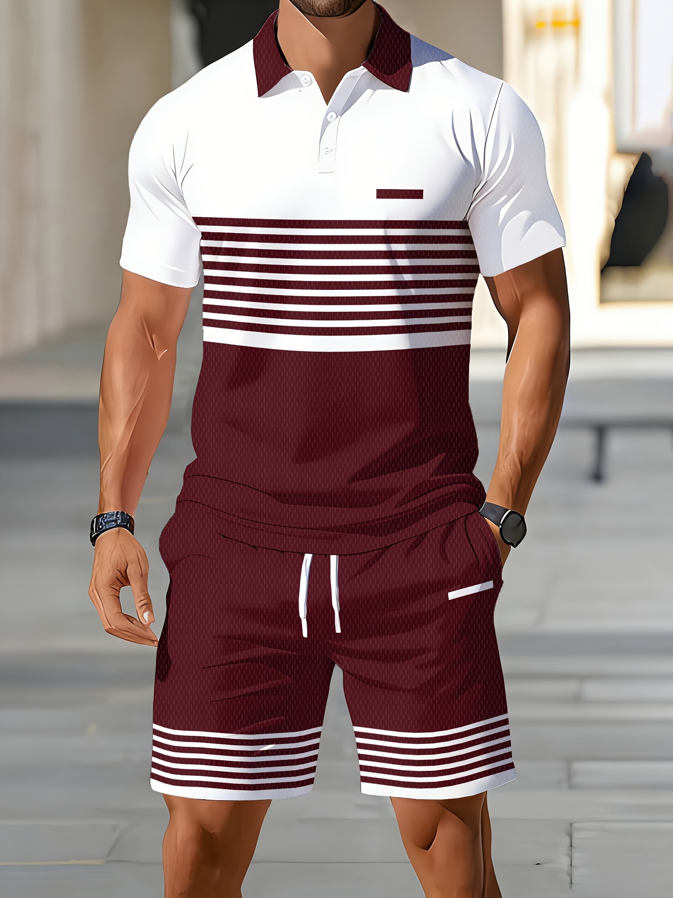 طقم بولو رجالي صيفي 2026 - بنم - مراجعة Summer Clothing Shops وسعره