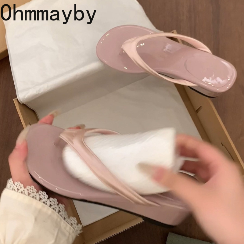 صنادل نسائية صيفية بكعب ويدجز  - مراجعة Summer Vacation Clothing Women وسعره