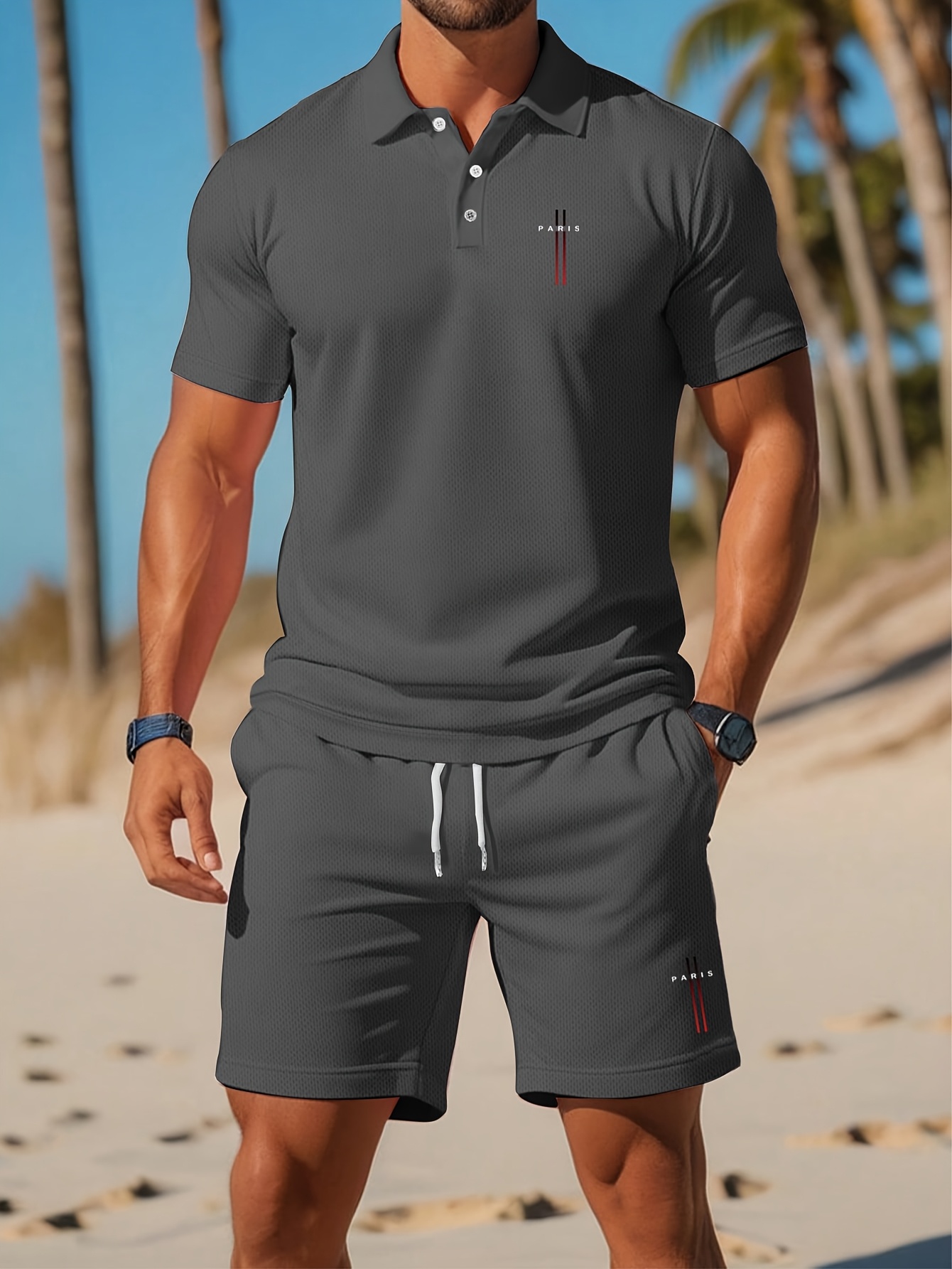 طقم قميص بولو رجالي صيفي 2026  - مراجعة Summer Clothing Shops وسعره