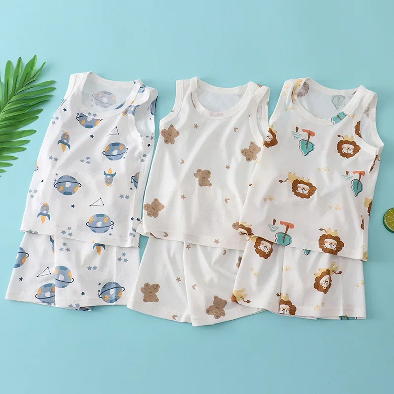بدلة صيفية للأطفال من القطن وا - مراجعة Summer Clothing Newborn وسعره