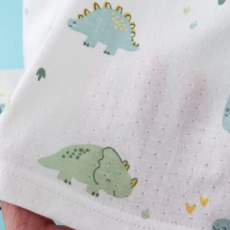 بدلة صيفية للأطفال من القطن وا - مراجعة Summer Clothing Newborn وسعره