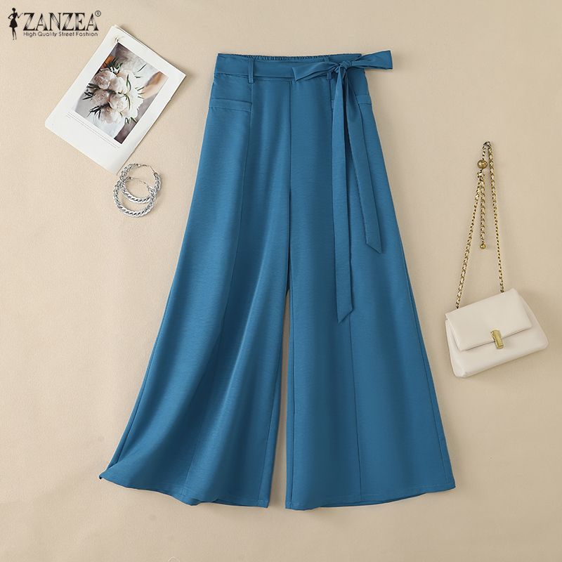 بنطلون نسائي واسع الساق مقاس ك - مراجعة Palazzo Pant Wide وسعره