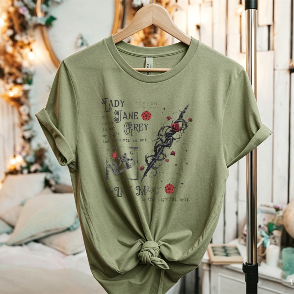 تي شيرت ليدي جين غراي، ملابس أ - مراجعة Summer Renaissance Clothing وسعره