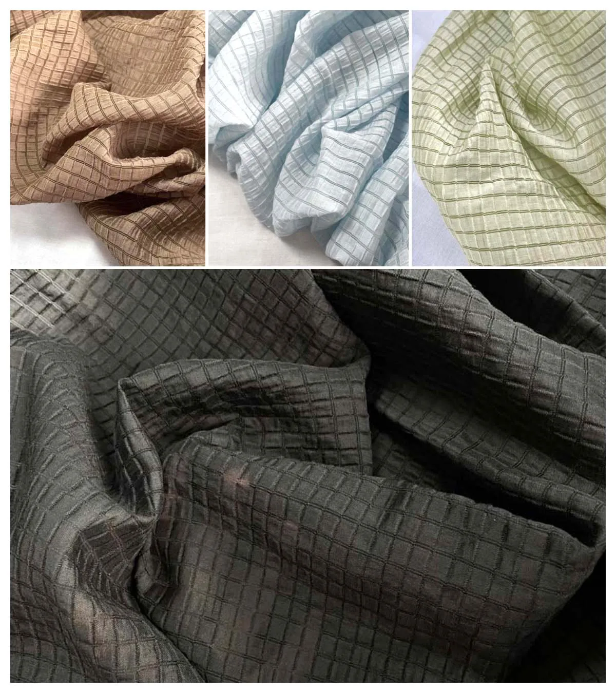 كريم أصفر متقلب النسيج لينة تن - مراجعة Summer Clothing Material وسعره