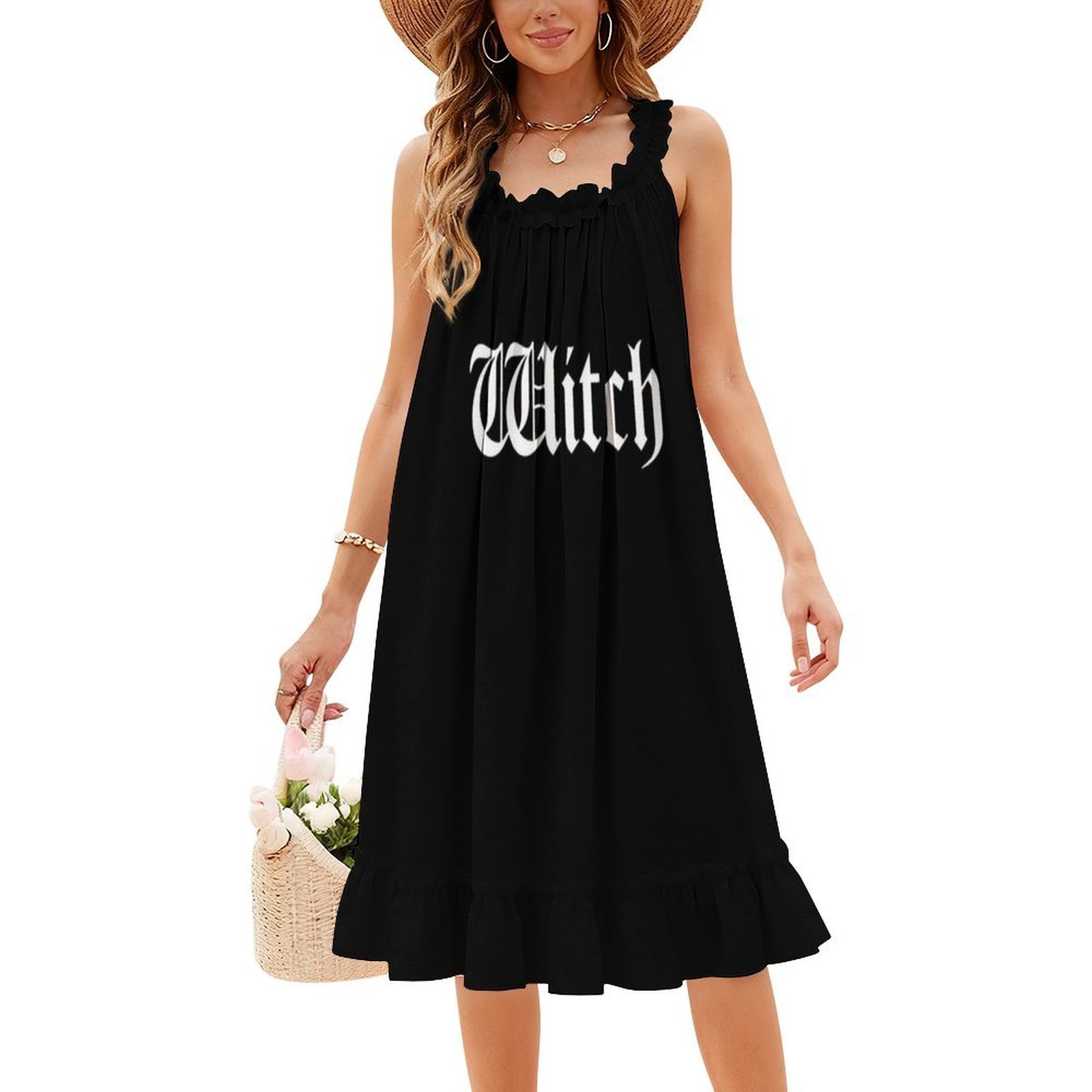 فستان ساحرة بوهيمي بدون أكمام  - مراجعة Summer Vacation Clothing Women وسعره