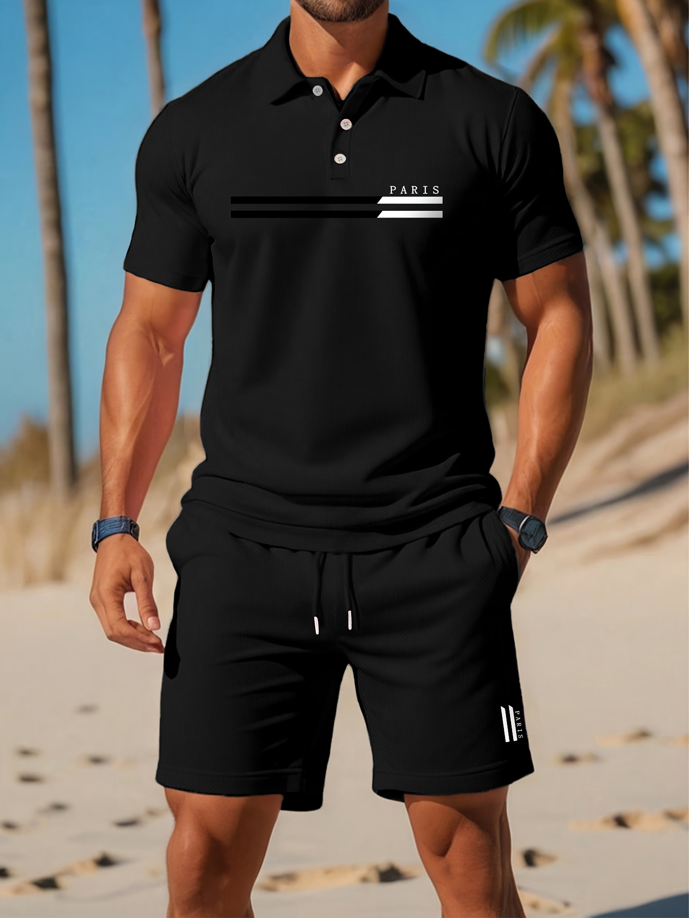 طقم بولو رجالي صيفي 2026 - بنم - مراجعة Summer Clothing Shops وسعره