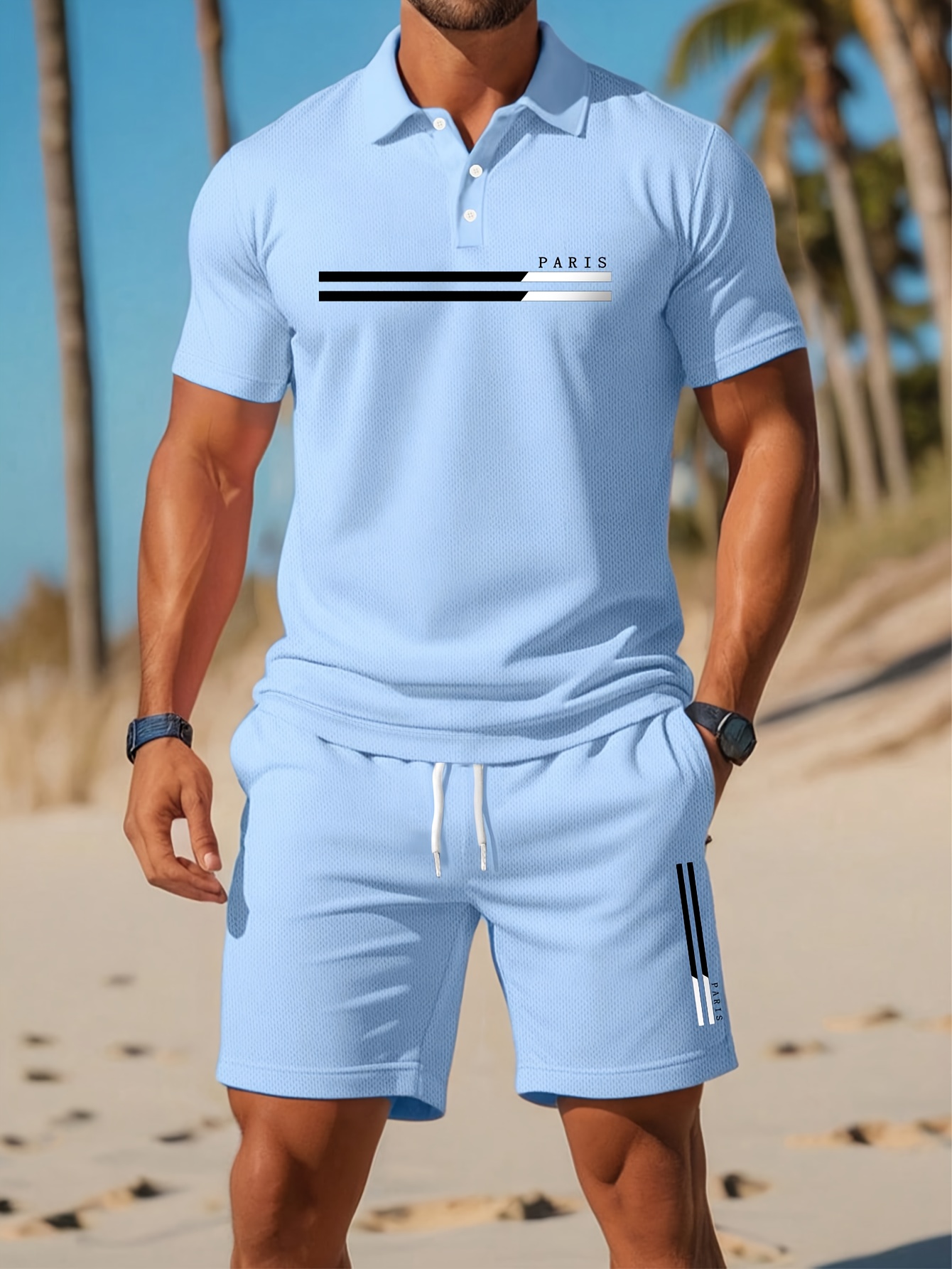 طقم بولو رجالي صيفي 2026 - بنم - مراجعة Summer Clothing Shops وسعره