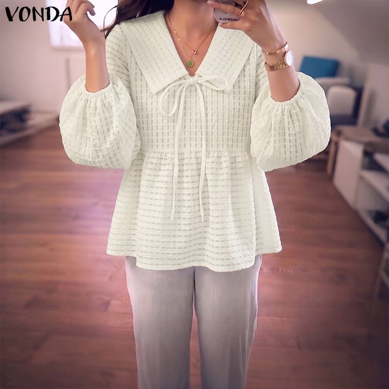 بلوزة نسائية أنيقة من VONDA بأ - مراجعة Tie Front Shirt وسعره