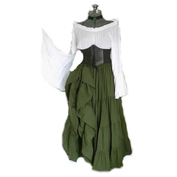 فستان جديد للحفلات بأكمام طويل - مراجعة Summer Renaissance Clothing وسعره