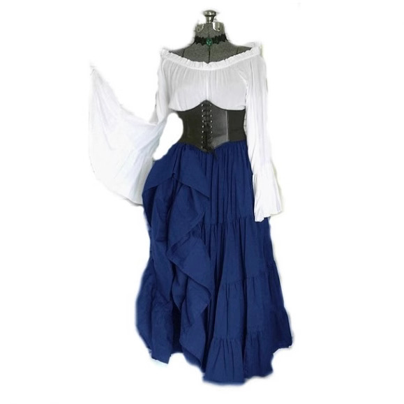 فستان جديد للحفلات بأكمام طويل - مراجعة Summer Renaissance Clothing وسعره