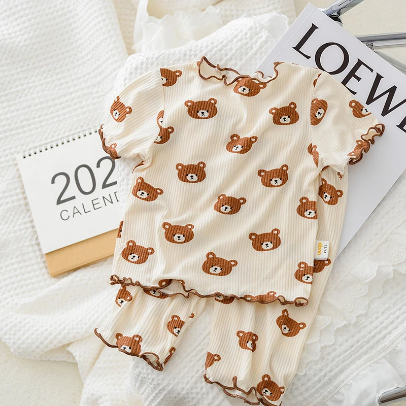 طقم بيجامة صيفي قطني كاجوال بت - مراجعة Summer Clothing Newborn وسعره