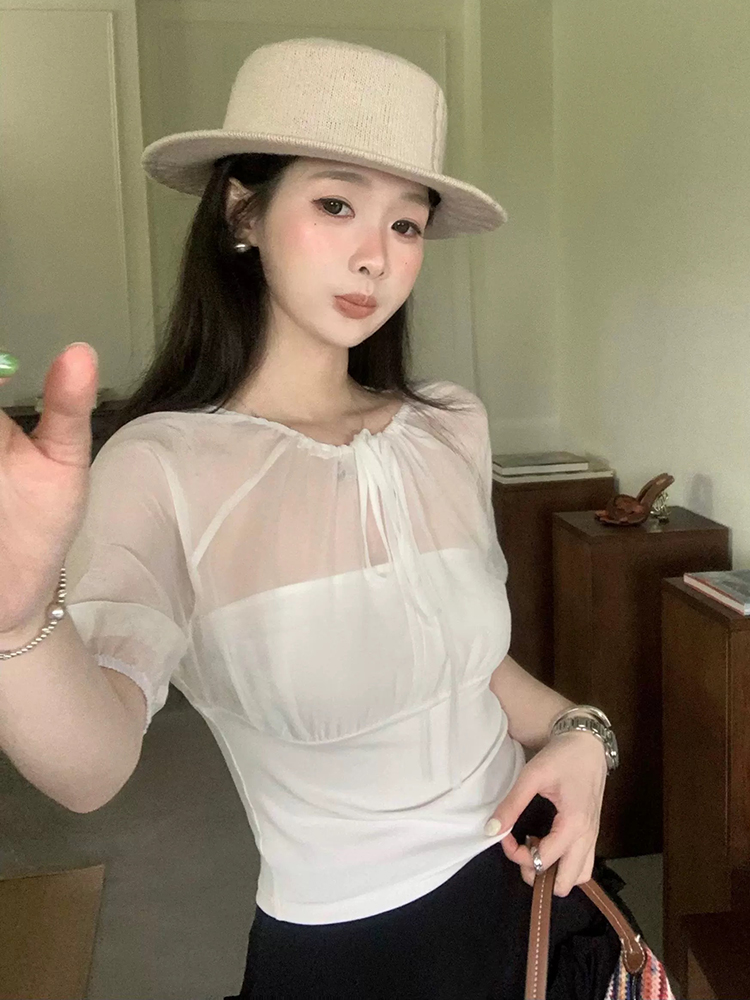 بلوزة من الحرير التوتي بأكمام  - مراجعة Summer Clothing Shops وسعره