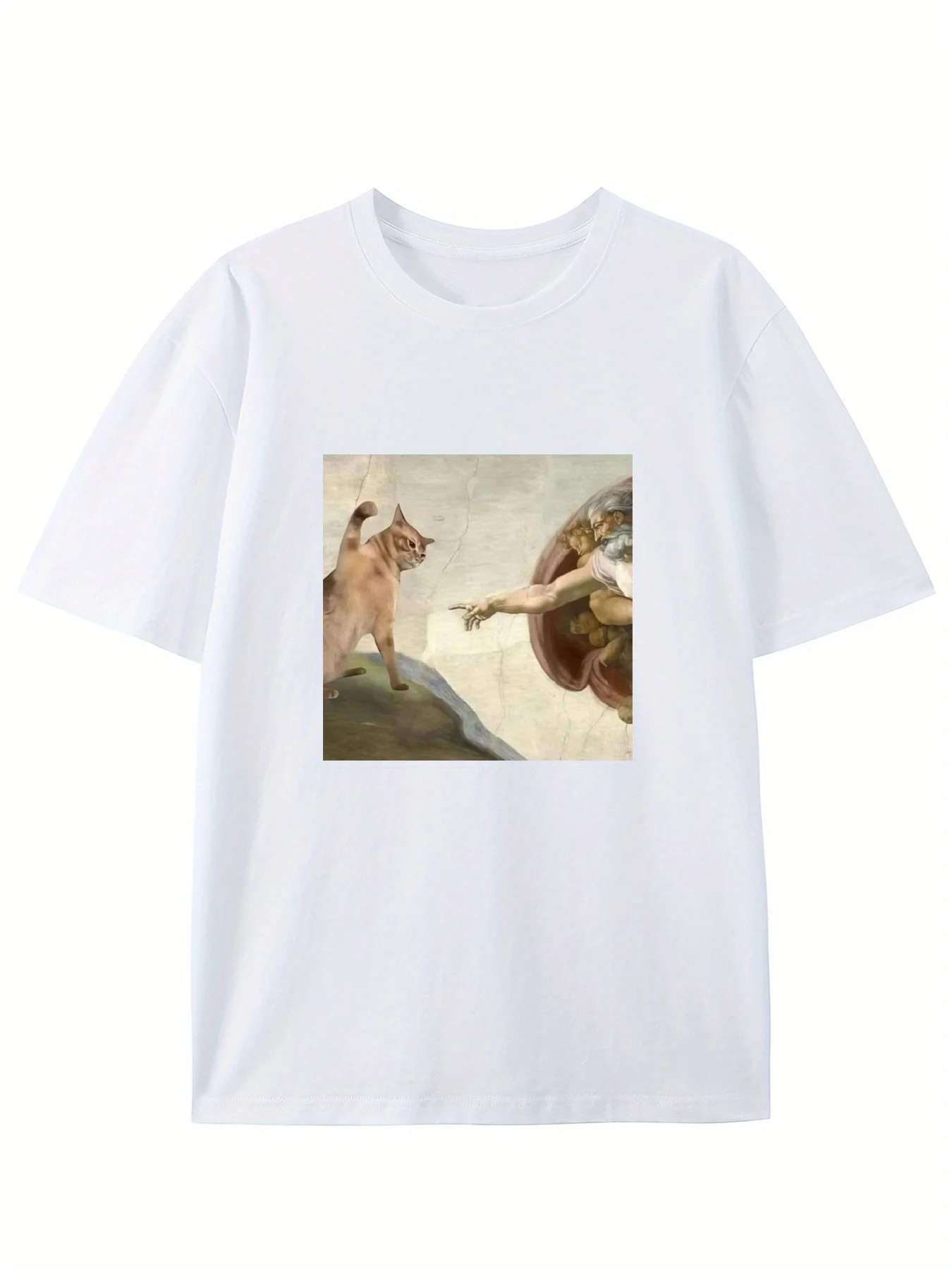 تي شيرت إبداعي بتصميم قطة على  - مراجعة Summer Renaissance Clothing وسعره