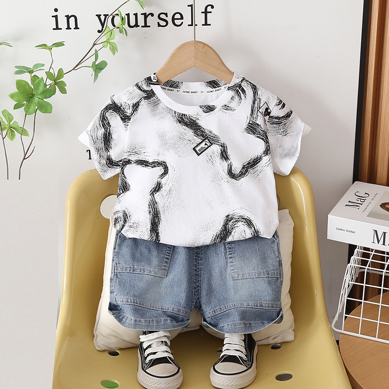 طقم ملابس صيفي للأولاد الصغار  - مراجعة Summer Clothing Drawing For Kids وسعره