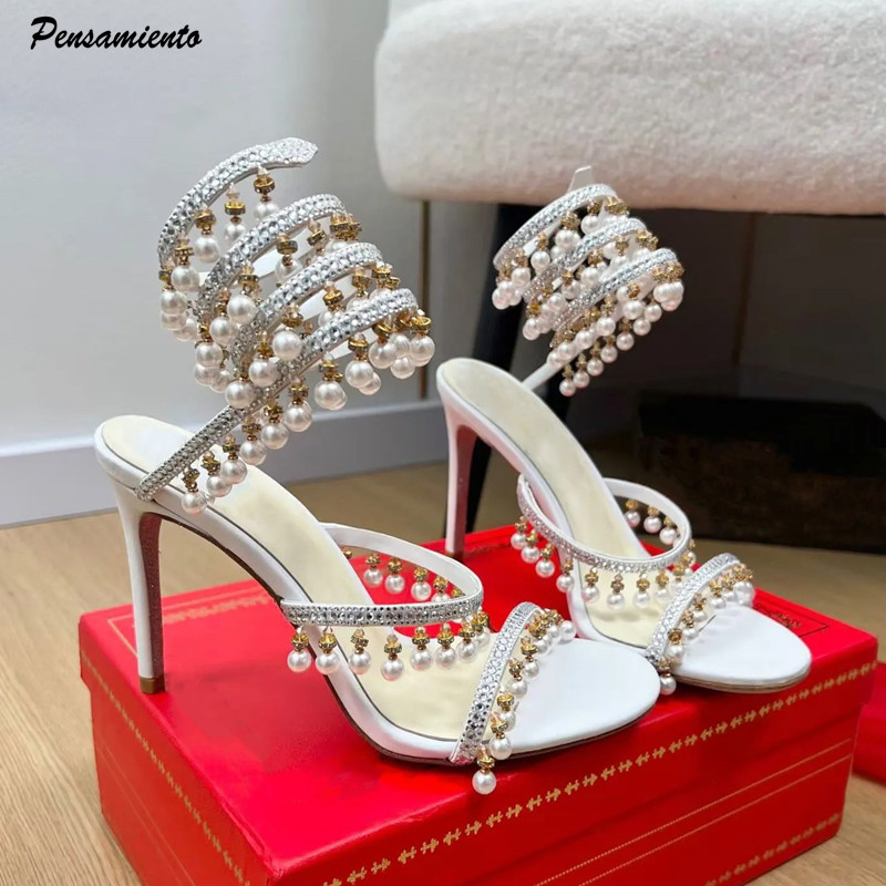 صنادل نسائية فاخرة مزينة بالأح - مراجعة Summer Clothing Elegant وسعره