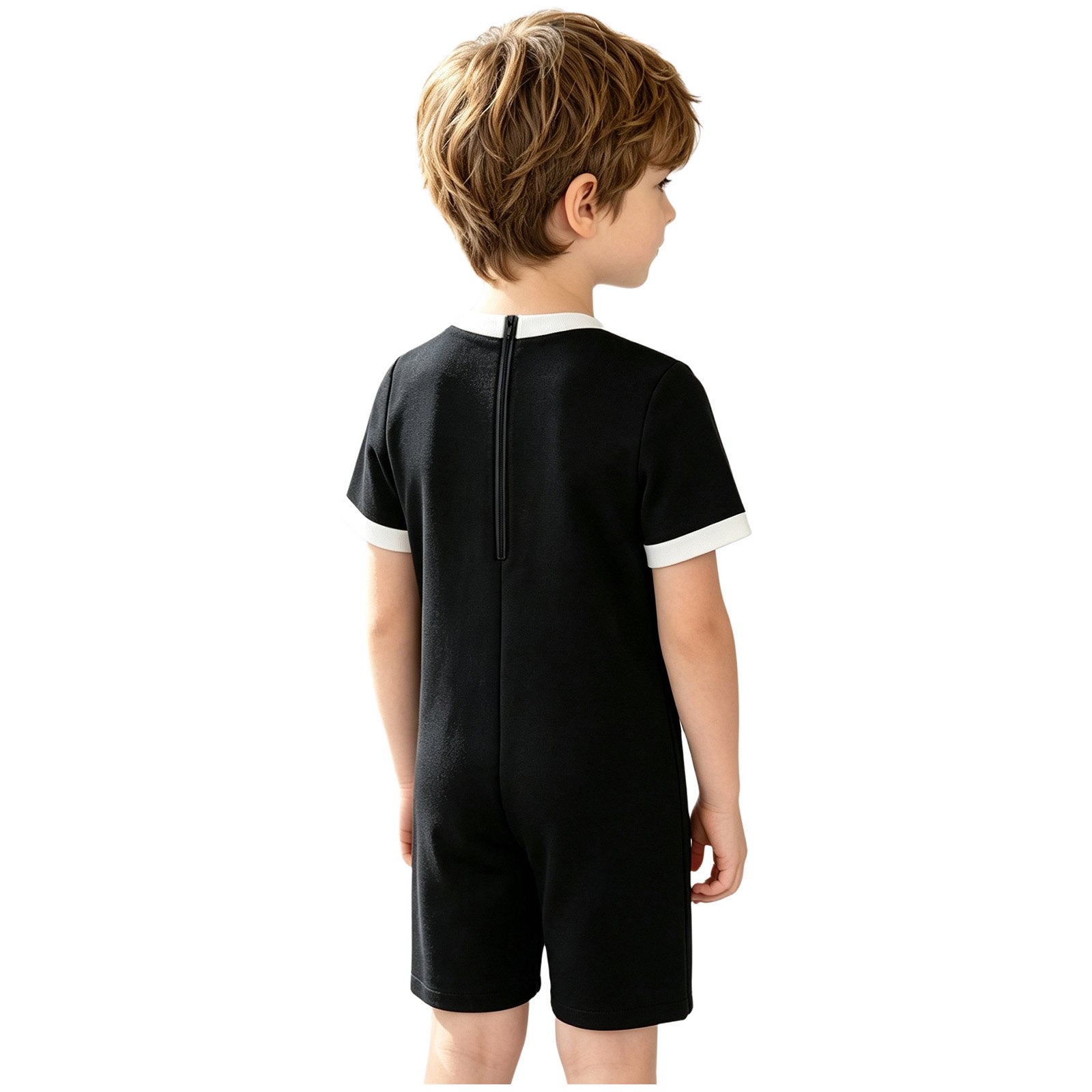 بدلة قصيرة الأكمام للأطفال (بن - مراجعة Summer Clothing Boys وسعره
