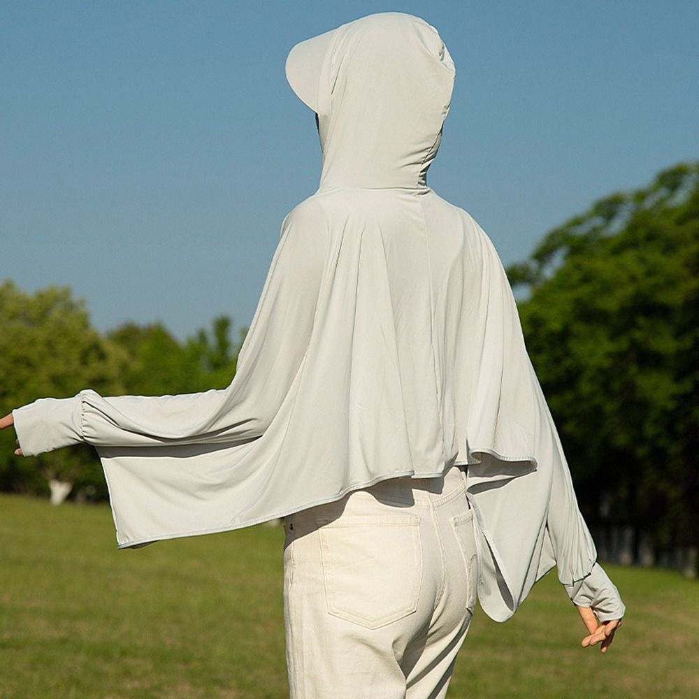 شال واقي من الشمس من الحرير ال - مراجعة Summer Clothing Drive وسعره