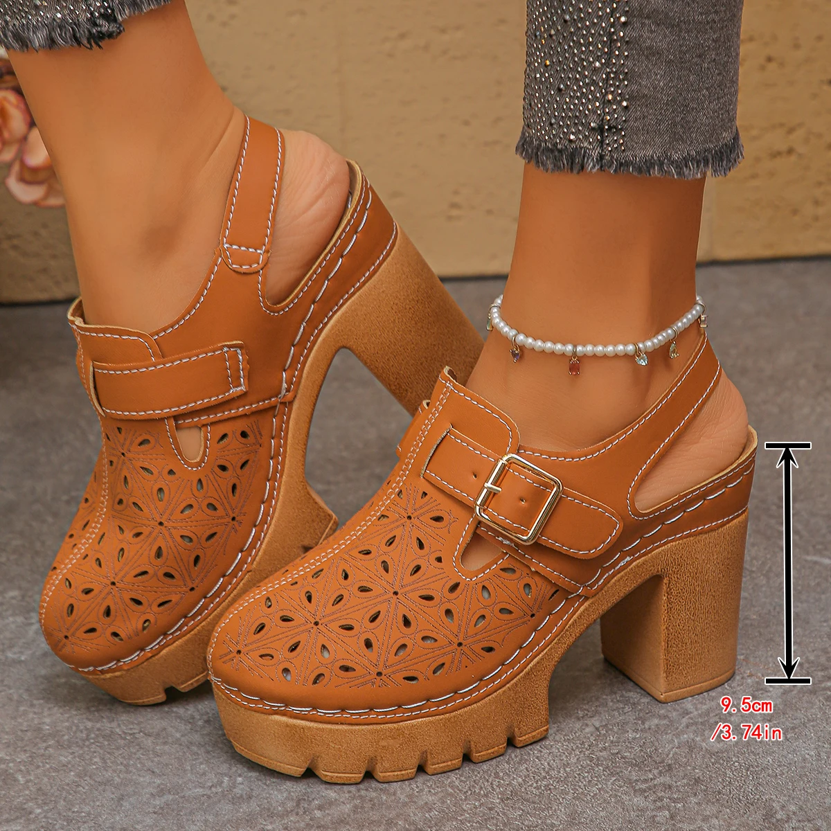 صنادل نسائية كبيرة الحجم بكعب  - مراجعة Summer Closet وسعره