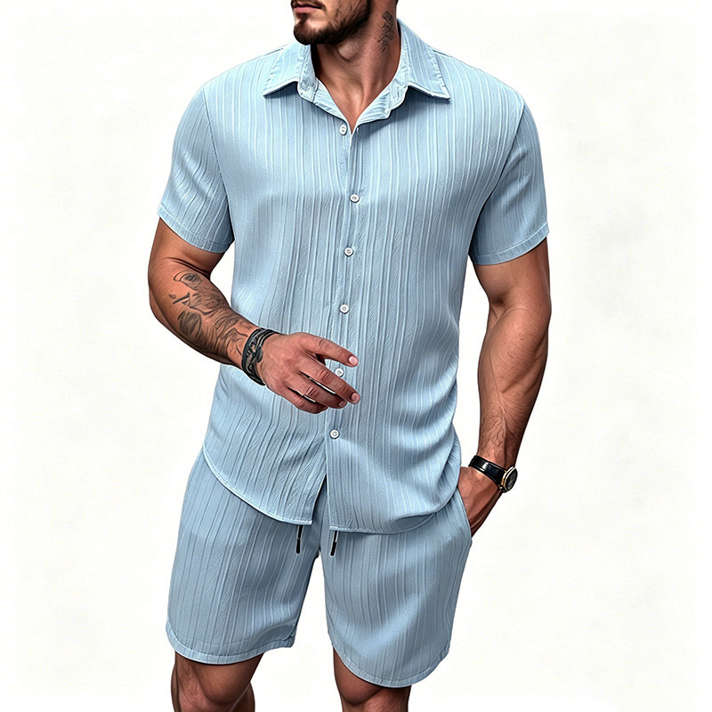 طقم رجالي جديد 2026 مكون من قم - مراجعة Summer Clothing Sets وسعره