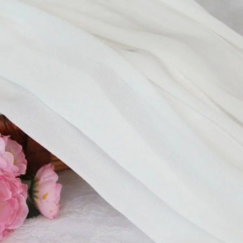1/2/3m الصيف تنفس الشيفون المل - مراجعة Summer Clothing Material وسعره
