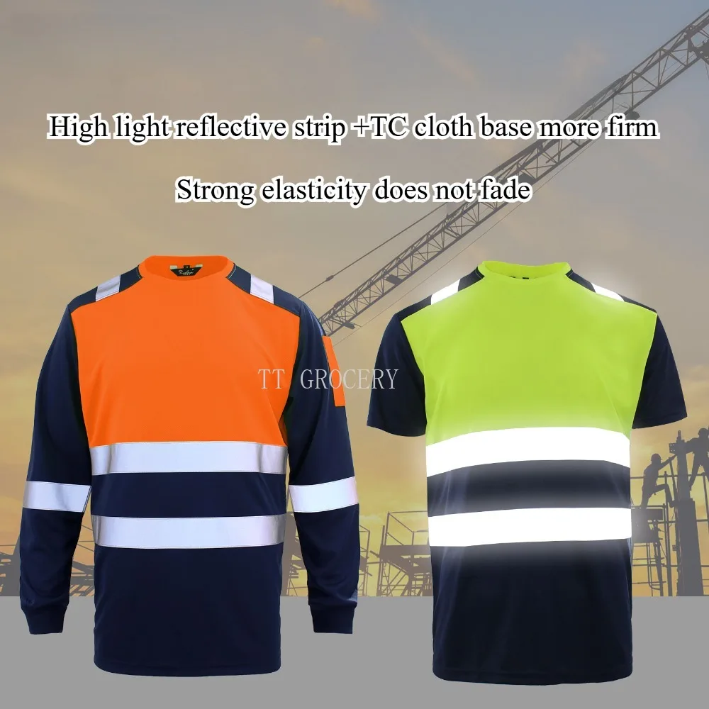 قمصان عمل آمنة عالية الوضوح صي - مراجعة Summer Hi Vis Clothing وسعره