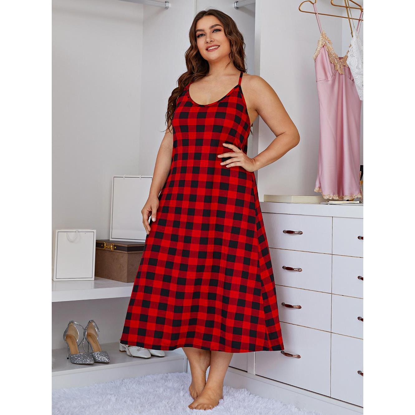 فستان نوم نسائي مقاس كبير 200  - مراجعة Summer Clothing Plus وسعره