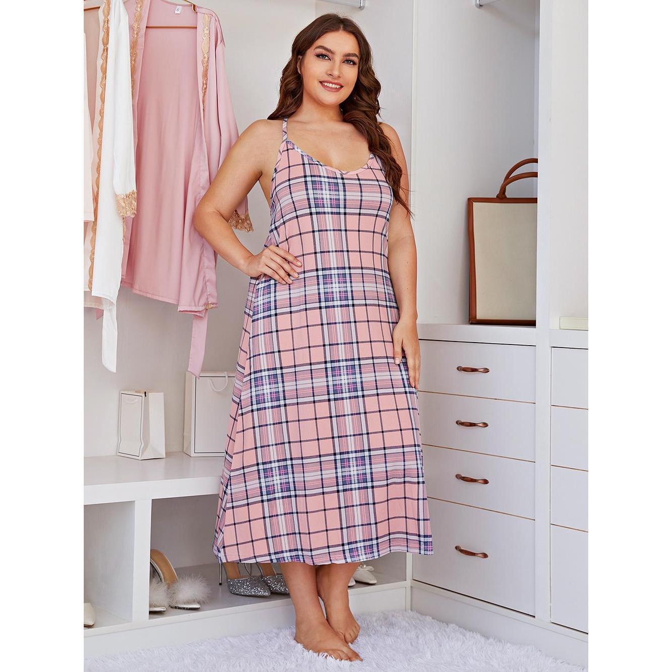فستان نوم نسائي مقاس كبير 200  - مراجعة Summer Clothing Plus وسعره